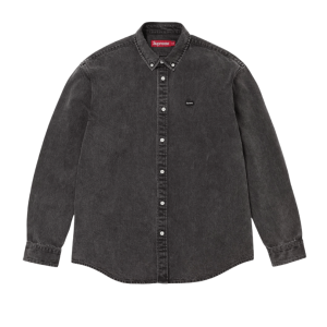 Supreme Small Box Denim Shirt Black - 25FW