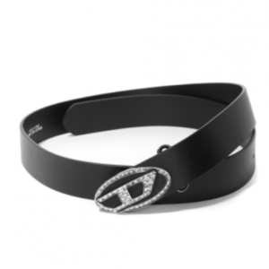 Diesel Oval D Logo B-1DR-Layer Strass Belt