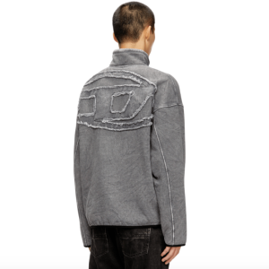 S-baty-new zip-up sweatshirt with inner lining