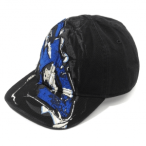 Diesel C-Eiffel Baseball Cap with Bold Oval D Black Blue