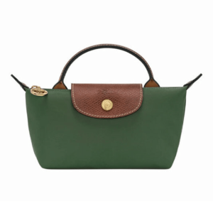 Longchamp Le Pliage Handle Pouch Green
