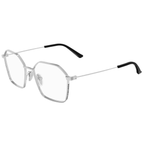 Balenciaga Geometric Eyeglasses Silver