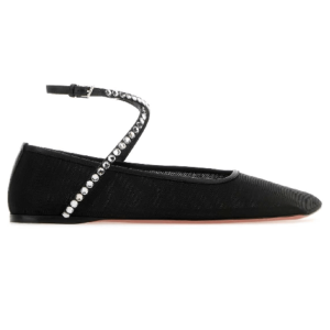 Amina Muaddi Ane Mesh Crystal