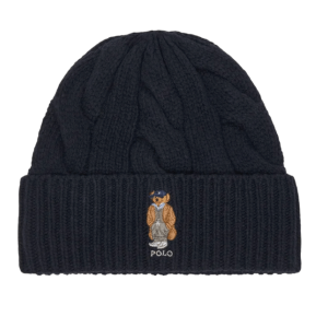 Polo Bear Beanie Navy
