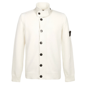 Lambswool Button-up Jumper 