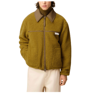 LICHEN Green Fleece Zipped Jacket