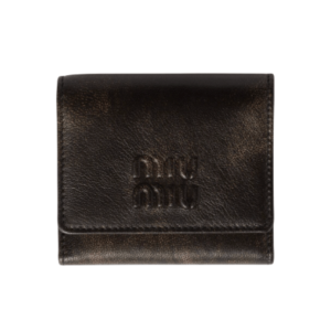 Coffee Small Nappa Leather Wallet