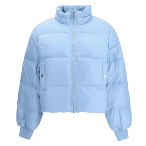 BLUE SHORT PUFFER JACKET 