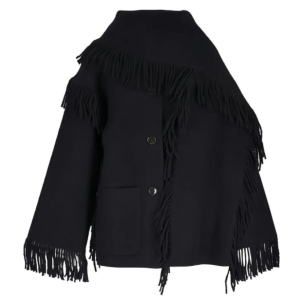 Fringed Scarf Jacket 