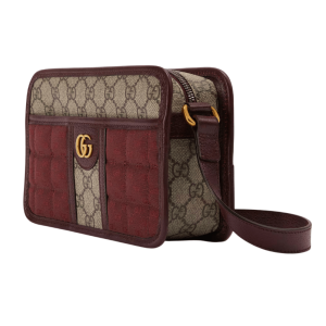 Gucci Mini GG Canvas Mini Shoulder Bag Burgundy GG Canvas