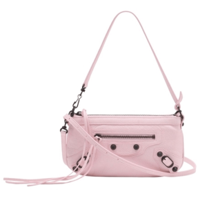 Le City Pouch On Strap in Petal Pink - Balenciaga
