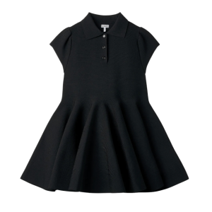 Loewe Stretch-Knit Mini Dress In Black 