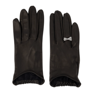 Bow Glove Black Nappa