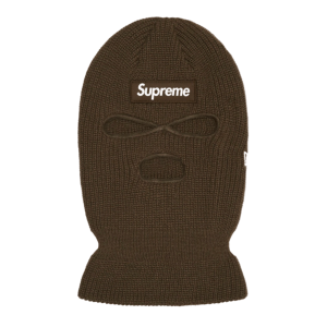 Supreme New Era Box Logo Balaclava Brown - 24FW