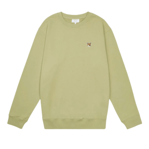 Maison Kitsune Fox Head Patch Regular Sweatshirt Canvas