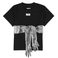 Cotton T-shirt with gloves