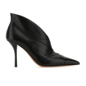 Alaïa Panel-detailing Leather Ankle Boots In Black