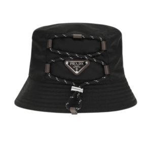 Prada Speedrock Re-Nylon Bucket Hat Black