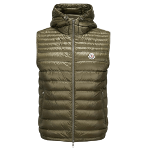 Moncler Orant Hooded Down Vest Olive Green - 25FW
