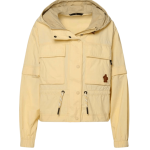 (W) Moncler Grenoble Windbreaker Jumper Cream White - 24SS