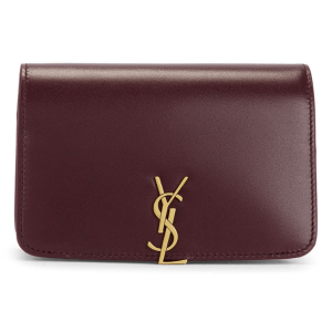 VOLTAIRE passport case in BOX SAINT LAURENT