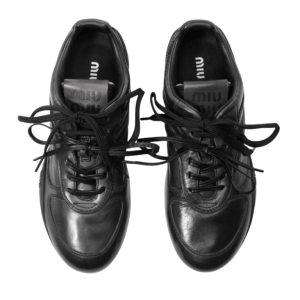 Miu Miu Black Gymnasium Donna Leather 