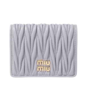 Wisteria Small Matelassé Nappa Leather Wallet 