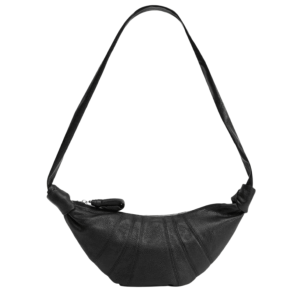 Lemaire Small Croissant Bag Soft Grained Leather Black