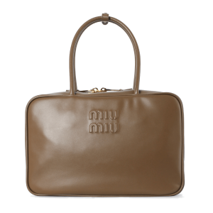 Miu Miu Leather Beau Bag Tundra