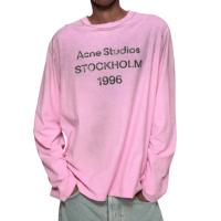 Acne Studios - Sprayed 1996 logo t-shirt - Cotton candy pink