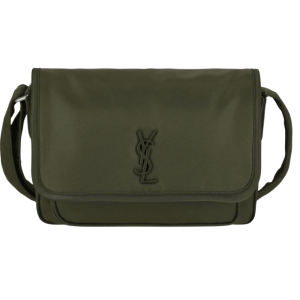 Saint Laurent Niki Small Messenger in Nylon Deep Military