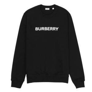 Burberry Logo Print Sweatshirt Black