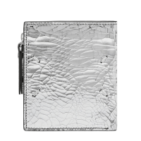 Maison Margiela Broken Mirror Flap Wallet Silver