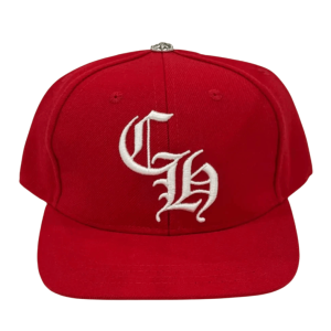 Chrome Hearts CH Baseball Cap Red White