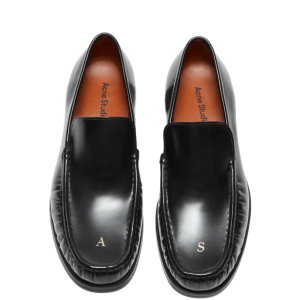 Leather loafers - Black