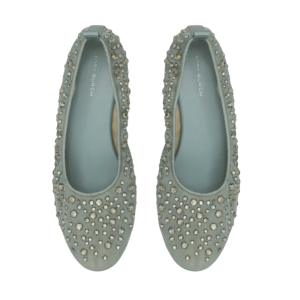 Tory Burch crystal-embellished Ballet Flats - Blue 