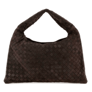 Bottega Veneta Bosa Hop Small Leather Bag in Brown