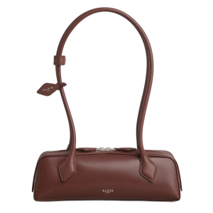 Alaia Le Teckel Small Bag in Goatskin Brown
