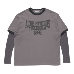 Layered graphic t-shirt - Dark purple/black
