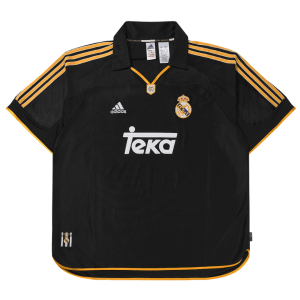 Adidas Real Madrid 99/00 Away Jersey Black - KR Sizing (Non Marking Ver.)