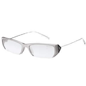 Gentle Monster x Prada 2 A02 Silver Clear