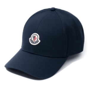 Moncler Cotton Gabardine Baseball Cap Navy Blue - 26SS