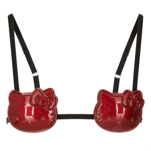 (W) GCDS x Hello Kitty Cups Bra Bordeaux