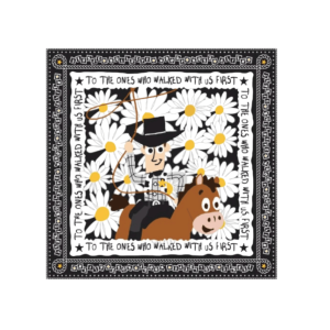 Peaceminusone x Toy Story The First Fan Scarf 01 Silk