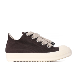 DRKSHDW JUMBOLACE LOW SNEAKERS IN DARKDUST/MILK/MILK OVERDYED DENIM