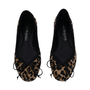 Armadillo Ballet Flat Shoes - Leopard