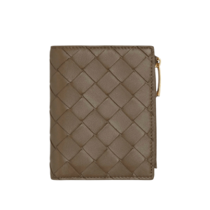 Bottega Veneta Intrecciato Small Bi-Fold Wallet Pinecone