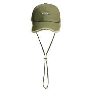 Jacquemus La Casquette Artichaut Fringe Baseball Cap Khaki