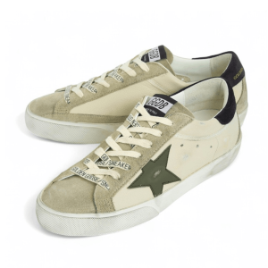 Golden Goose Superstar Leather Sneakers Ivory