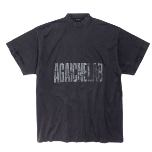 Balenciaga Agaicnelab T-Shirt Oversized Fit Black